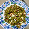 El cooksnap de guillermo ramos cuando hizo Guisantes salteados con jamón y huevo.
