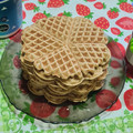 El cooksnap de Santiago cuando hizo Waffles de avena.