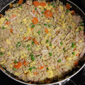 El cooksnap de Andrea Lara Hernández cuando hizo Arroz 3 delicias.