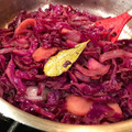 x's cooksnap of when they made Rotkohl, Blaukraut, Rotkraut - Red Cabbage.