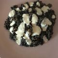 El cooksnap de Lucia Gonzalez Ollonarte cuando hizo Arroz negro con chipirones y alioli.