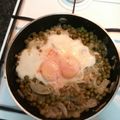 El cooksnap de Cristina cuando hizo Sartencita de guisantes con huevo al pimentón.