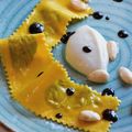 il Laura volse quando ha preparato Omaggio a Gualtiero Marchesi: il raviolo aperto