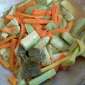 Cooksnap dari Ummu Hana Tilvi untuk resep Acar WT kuning (Wortel Timun)