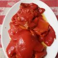El cooksnap de Maria Paz Dominguez/ @pacitamama en instagram cuando hizo Pimentones en conserva.
