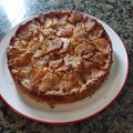 El cooksnap de Mariana Vigil cuando hizo Tarta de manzana con estevia.
