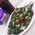 Cooksnap dari Irma Yuni Adharia Wahab untuk resep Tumis daun pepaya udang rebon