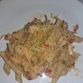 El cooksnap de Bruni Arce cuando hizo Pasta (mascarroni) con salsa blanca (10 personas).
