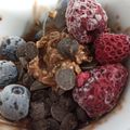 El cooksnap de Maialen Mai Mai Mai cuando hizo Porridge frío de cacao y fresas.