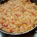El cooksnap de arqlando15@gmail.com cuando hizo Pasta con salsa de tomate y chorizo.