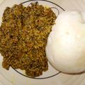 HAJJA-ZEE Kitchen's cooksnap of when they made Miyar egusi.