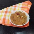 Aruna Thapar's cooksnap of when they made Moong dal Halwa.