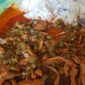 El cooksnap de Carla Olmeza cuando hizo Pollo con nopales en chile guajillo.