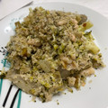 El cooksnap de Débora Cantero Martínez cuando hizo Quinoa con alubias blancas, brócoli y alcachofas.