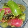 Rekha Vora's cooksnap of when they made રાયતા મરચા.