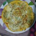 El cooksnap de guadalupe hernandez couoh cuando hizo Frittata de chayote y queso (tortilla de huevo).