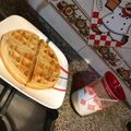 El cooksnap de Luz Dary Medina cuando hizo Waffles caseros.