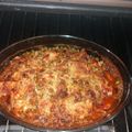 El cooksnap de eva cuando hizo Pavo al horno con guisantes.