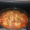 El cooksnap de eva cuando hizo Pavo al horno con guisantes.