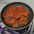 Cooksnap dari Sekar Ageng Pratiwi untuk resep Empal Balado (Empal Cabe)