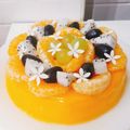 รูป Cooksnap ของ Rak Chantang เมื่อเขาทำ เค้กส้มหน้านิ่ม🍰🍊