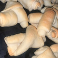 El cooksnap de Tatiana Garcia cuando hizo Pan con grasa o cuernitos en panetera.
