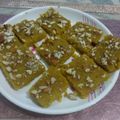 Swapnil Sharma का कुकस्नैप जब उन्होंने मोहन थाल (बेसन बर्फी)😍😋 बनाया था।