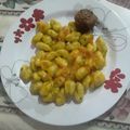 El cooksnap de Dana Danu Danita cuando hizo Ñoquis de ricota y acelga.