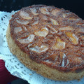 El cooksnap de Stefany Perea cuando hizo Tarta de manzana invertida, súper fácil !!.