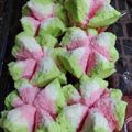 Cooksnap dari Asti Nuryati untuk resep Bolu Kukus Semangka Mekar, Lembut Tanpa Soda 😁😙😋