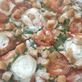 El cooksnap de Carolina cuando hizo Pizza casera con queso de cabra, bacon y rúcula.