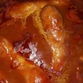 El cooksnap de Ale Zaccarías cuando hizo Chorizos a la pomarola.