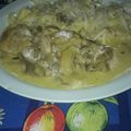 El cooksnap de Carlos Campana cuando hizo Pollo al vino con salsa de champiñones.