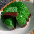 Cooksnap dari Kusita Lestari untuk resep Puding Lumut Pandan Cokelat