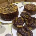 El cooksnap de tapese cuando hizo Pastel de chocolate y pera caramelizada al ron.