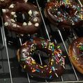 Ghausia Nadim's cooksnap of when they made Chocolate donuts 🍩😋.