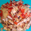 El cooksnap de isa24 cuando hizo Quinoa con pavo y jengibre al toque de limón y soja.
