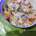 El cooksnap de Margarita Caro González cuando hizo Lacitos de colores.