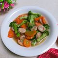 Cooksnap dari Rahma_Bunda Radit & Rafa untuk resep Ca Brokoli Wortel Sosis
