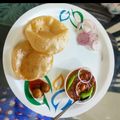 Mitali Chavda (Mitali Darshan Vala)'s cooksnap of when they made છોલે પૂરી(Chole Puri Recipe In Gujarati).