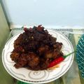 Cooksnap của Thiên Thảo khi họ làm theo món Thịt ba rọi xào mắm ruốc