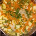 El cooksnap de Patricia Lopez cuando hizo Pollo a la jardinera (con verduras).
