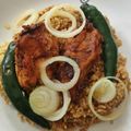 Erni Apriana's cooksnap of when they made Tandoori Chicken Biryani.