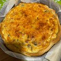 El cooksnap de Aldara Barro Iglesias cuando hizo Quiche de bacon y champiñones.