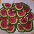Cooksnap dari farah ain untuk resep Watermelon Cookies no mixer
