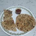 Bhavna C. Desai's cooksnap of when they made મસાલા લચ્છા પરાઠા (Masala Lachha Paratha Recipe In Gujarati).