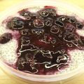 Tímea Támba Cooksnap-ja, amikor elkészítette a(z) Fehércsokoládés rizspuding, áfonyaszósszal receptet.