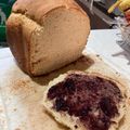 El cooksnap de Cristian rodriguez cuando hizo Pan de leche y huevo (hecho en máquina panificadora). Pan de yema.