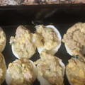 El cooksnap de Elena López cuando hizo Huevos rellenos de atún.