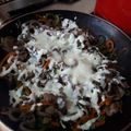 El cooksnap de Mildred Bonifaz cuando hizo Alambre de res.